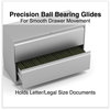 A Picture of product ALE-HLF4229LG Alera® Lateral File 2 Legal/Letter-Size Drawers, Light Gray, 42" x 18.63" 28"