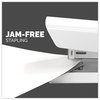 A Picture of product FEL-5011401 Fellowes® LX820™ Classic Full Strip Stapler 20-Sheet Capacity, White