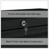 A Picture of product ALE-HLF4241BL Alera® Lateral File 3 Legal/Letter/A4/A5-Size Drawers, Black, 42" x 18.63" 40.25"
