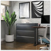 A Picture of product ALE-HLF4241CC Alera® Lateral File 3 Legal/Letter/A4/A5-Size Drawers, Charcoal, 42" x 18.63" 40.25"