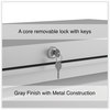 A Picture of product ALE-HLF4241LG Alera® Lateral File 3 Legal/Letter/A4/A5-Size Drawers, Light Gray, 42" x 18.63" 40.25"