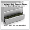 A Picture of product ALE-HLF4241LG Alera® Lateral File 3 Legal/Letter/A4/A5-Size Drawers, Light Gray, 42" x 18.63" 40.25"