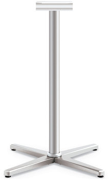 HON® Arrange® X-Leg Base for 42" to 48" Tops, 32w x 32d 40h, Silver