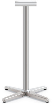 HON® Arrange® X-Leg Base for 30" to 36" Tops, 25.59w x 25.59d 40h, Silver