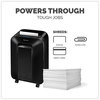 A Picture of product FEL-5015001 Fellowes® Powershred® LX200 Micro Cut Shredder Micro-Cut 12 Manual Sheet Capacity, Black