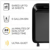 A Picture of product FEL-5015201 Fellowes® Powershred® LX210 Micro Cut Shredder Micro-Cut 16 Manual Sheet Capacity, Black
