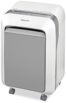 Fellowes® Powershred® LX210 Micro Cut Shredder Micro-Cut 16 Manual Sheet Capacity, White