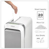 A Picture of product FEL-5015501 Fellowes® Powershred® LX220 Micro Cut Shredder Micro-Cut 20 Manual Sheet Capacity, White