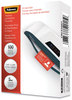 A Picture of product FEL-52015 Fellowes® Laminating Pouches 5 mil, 3.88" x 2.63", Gloss Clear, 100/Pack