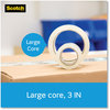 A Picture of product MMM-38506 Scotch® 3850 Heavy-Duty Packaging Tape 3" Core, 1.88" x 54.6 yds, Clear, 6/Pack