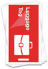 A Picture of product FEL-52034 Fellowes® Laminating Pouches 5 mil, 4.25" x 2.5", Gloss Clear, 50/Pack