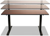 A Picture of product ALE-HT2SSB Alera® AdaptivErgo® Sit-Stand Two-Stage Electric Height-Adjustable Table Base 48.06" x 24.35" 27.5" to 47.2", Black