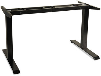 Alera® AdaptivErgo® Sit-Stand Two-Stage Electric Height-Adjustable Table Base 48.06" x 24.35" 27.5" to 47.2", Black