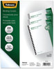 A Picture of product FEL-5204303 Fellowes® Crystals™ Transparent Presentation Covers for Binding Systems Clear, with Square Corners 11 x 8.5, Unpunched, 200/Pack