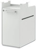 A Picture of product HON-HAUFHR15PJWL HON® Fuse™ Undermount Storage Pedestal 1 Open Shelf and Cubby, Left/Right Orientation, Designer White, 10" x 14.37" 20"