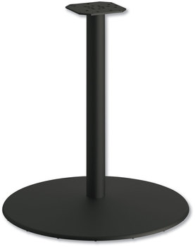 HON® Between™ Round Disc Bases Base for 30" Table Tops, 29" High, Black Mica