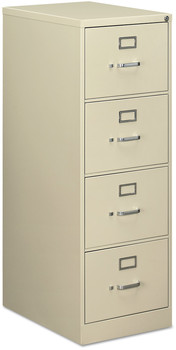 Alera® Four-Drawer Economy Vertical File 4 Legal-Size Drawers, Putty, 18" x 25" 52"
