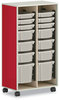 A Picture of product HON-HFMBIN12 HON® Flagship® Storage Bins 3 Sections, 12.75" x 16" 12", Translucent White