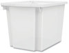 A Picture of product HON-HFMBIN12 HON® Flagship® Storage Bins 3 Sections, 12.75" x 16" 12", Translucent White