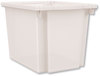 A Picture of product HON-HFMBIN12 HON® Flagship® Storage Bins 3 Sections, 12.75" x 16" 12", Translucent White