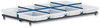 A Picture of product HON-HFMBIN3 HON® Flagship® Storage Bins 3 Sections, 12.75" x 16" 3", Translucent White