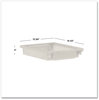 A Picture of product HON-HFMBIN3 HON® Flagship® Storage Bins 3 Sections, 12.75" x 16" 3", Translucent White