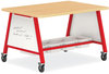 A Picture of product HON-HFMBIN6 HON® Flagship® Storage Bins 3 Sections, 12.75" x 16" 6", Translucent White