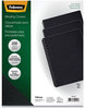 A Picture of product FEL-52115 Fellowes® Expressions™ Linen Texture Presentation Covers for Binding Systems Black, 11.25 x 8.75, Unpunched, 200/Pack