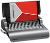 A Picture of product FEL-5216901 Fellowes® Quasar™ 500 Comb Binding Systems Electric System, Sheets, 16.88 x 15.38 5.13, Metallic Gray