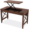 A Picture of product ALE-LD4824WA Alera® Sit-to-Stand Table Desk 47.25" x 23.63" 29.5" to 43.75", Modern Walnut