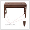 A Picture of product ALE-LD4824WA Alera® Sit-to-Stand Table Desk 47.25" x 23.63" 29.5" to 43.75", Modern Walnut
