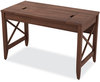 A Picture of product ALE-LD4824WA Alera® Sit-to-Stand Table Desk 47.25" x 23.63" 29.5" to 43.75", Modern Walnut