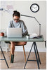 A Picture of product ALE-LED908B Alera® Adjustable LED Desk Lamp 3.25w x 6d 21.5h, Black