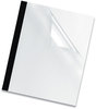 A Picture of product FEL-5222801 Fellowes® Thermal Binding System Presentation Covers Clear, 31 to 60 Sheet Capacity, 11 x 8.5, Unpunched, 10/Pack