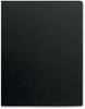 A Picture of product FEL-5224701 Fellowes® Futura™ Presentation Covers for Binding Systems Opaque Black, 11.25 x 8.75, Unpunched, 25/Pack