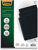A Picture of product FEL-5224701 Fellowes® Futura™ Presentation Covers for Binding Systems Opaque Black, 11.25 x 8.75, Unpunched, 25/Pack