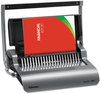 A Picture of product FEL-5227201 Fellowes® Quasar™ 500 Comb Binding Systems Manual System, Sheets, 18.13 x 15.38 5.13, Metallic Gray