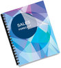 A Picture of product FEL-5242401 Fellowes® PET Ultra Clear Binding Covers 7 mil, 11 x 8.5, Unpunched, 100/Pack