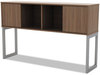 A Picture of product ALE-LSHH60WA Alera® Open Office Desk Series Hutch 59w x 15d 36.38h, Modern Walnut