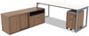 A Picture of product ALE-LSTB24GR Alera® Open Office Desk Series Adjustable O-Leg Base 47.25 to 70.78w x 23.63d 28.5h, Silver