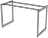 A Picture of product ALE-LSTB24GR Alera® Open Office Desk Series Adjustable O-Leg Base 47.25 to 70.78w x 23.63d 28.5h, Silver