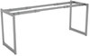 A Picture of product ALE-LSTB24GR Alera® Open Office Desk Series Adjustable O-Leg Base 47.25 to 70.78w x 23.63d 28.5h, Silver