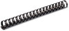 A Picture of product FEL-52509 Fellowes® Plastic Comb Bindings 3/4" Diameter, 150 Sheet Capacity, Black, 25/Pack