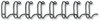 A Picture of product FEL-52539 Fellowes® Wire Bindings 1/4" Diameter, 35 Sheet Capacity, Black, 25/Pack