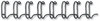 A Picture of product FEL-5255201 Fellowes® Wire Bindings 5/16" Diameter, 50 Sheet Capacity, Black, 25/Pack