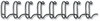 A Picture of product FEL-5255401 Fellowes® Wire Bindings 1/2" Diameter, 100 Sheet Capacity, Black, 25/Pack