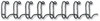 A Picture of product FEL-5255601 Fellowes® Wire Bindings 9/16" Diameter, 130 Sheet Capacity, Black, 25/Pack
