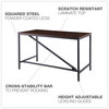 A Picture of product ALE-LTD4824WA Alera® Industrial Series Table Desk 47.25" x 23.63" 29.5", Modern Walnut