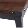 A Picture of product ALE-LTD4824WA Alera® Industrial Series Table Desk 47.25" x 23.63" 29.5", Modern Walnut