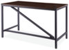 A Picture of product ALE-LTD4824WA Alera® Industrial Series Table Desk 47.25" x 23.63" 29.5", Modern Walnut